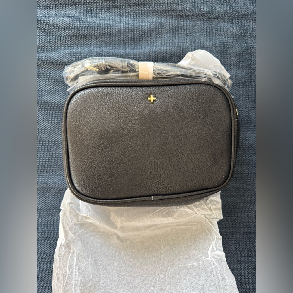 NEW Peta + Jain black crossbody bag with zipper - Picture 7 of 8